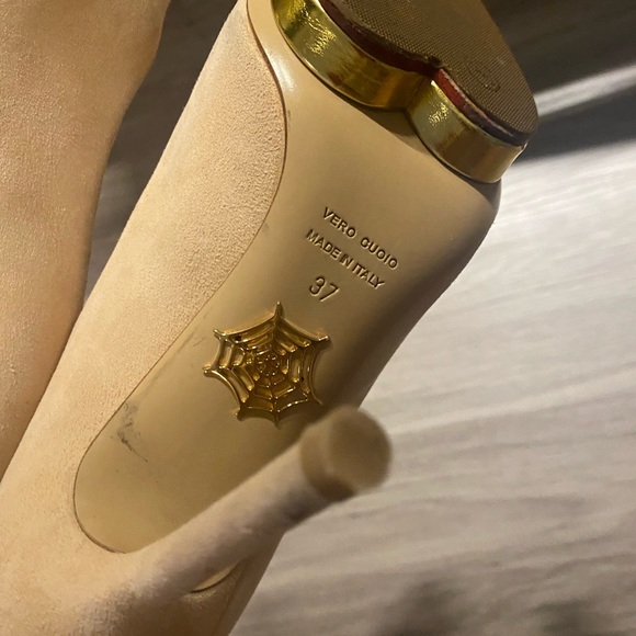 Charlotte Olympia platform heels - suede, leather - Picture 3 of 4